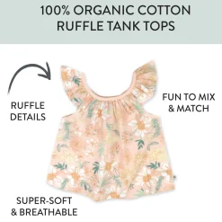 5-Pack Organic Cotton Girls' Short Sleeve T-Shirts