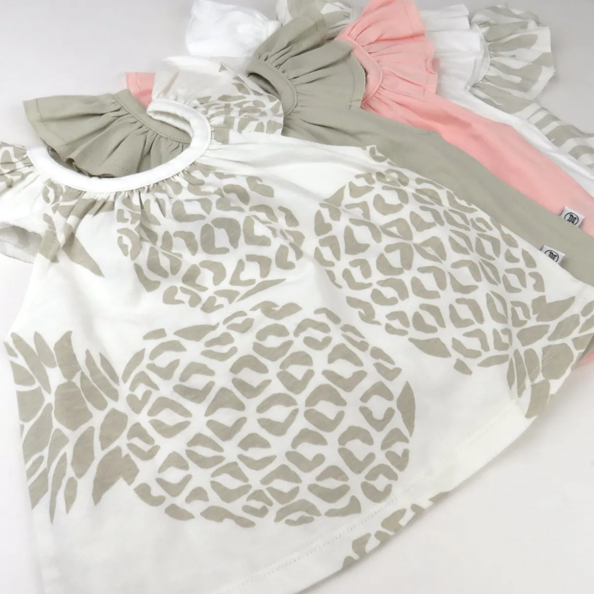 5-Pack Organic Cotton Girls' Short Sleeve T-Shirts