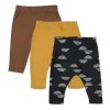 3-Pack Organic Cotton Harem Pants