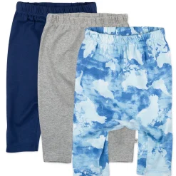 3-Pack Organic Cotton Harem Pants