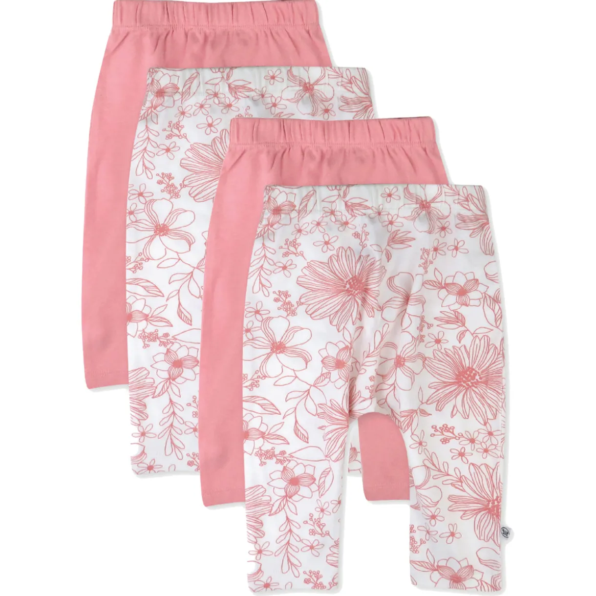 4-Pack Organic Cotton Harem Pants
