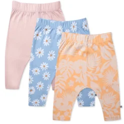 3-Pack Organic Cotton Harem Pants