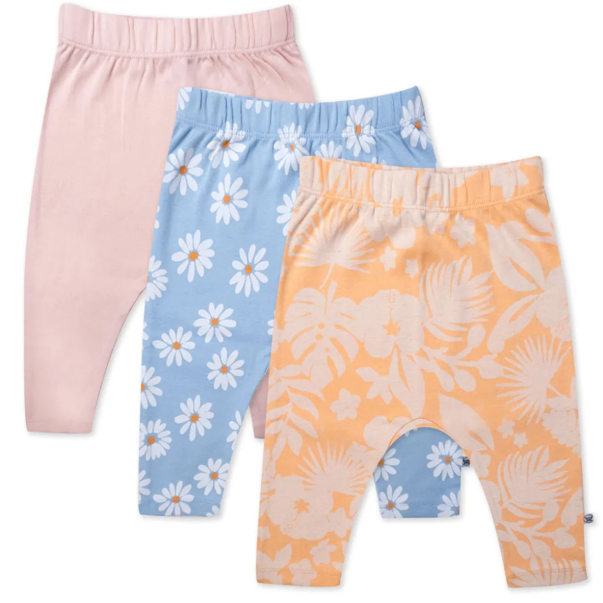 3-Pack Organic Cotton Harem Pants