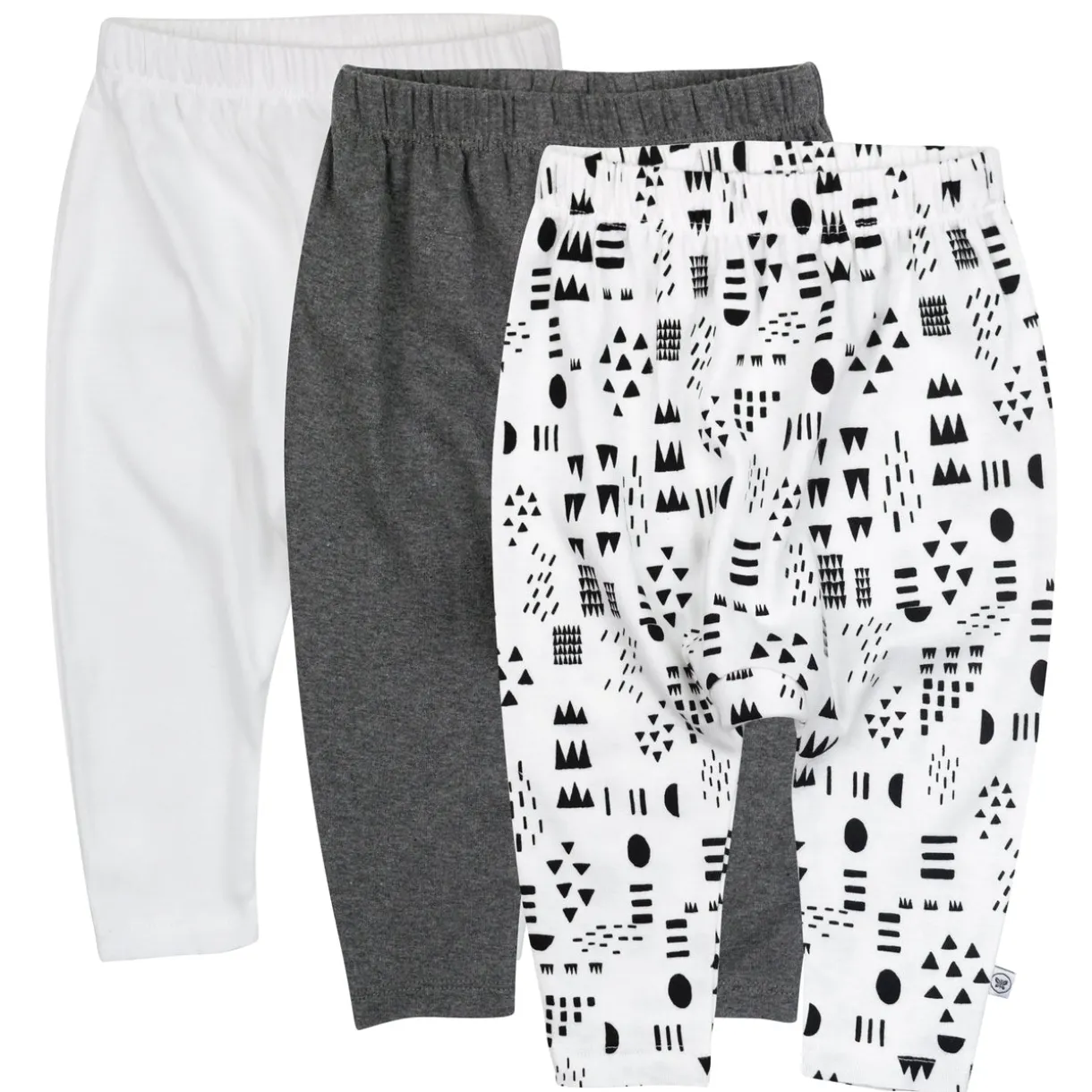 3-Pack Organic Cotton Harem Pants