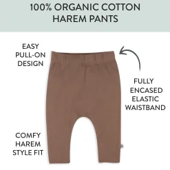 3-Pack Organic Cotton Harem Pants