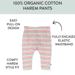 2-Pack Organic Cotton Harem Pants