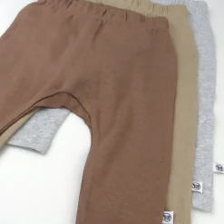 3-Pack Organic Cotton Harem Pants