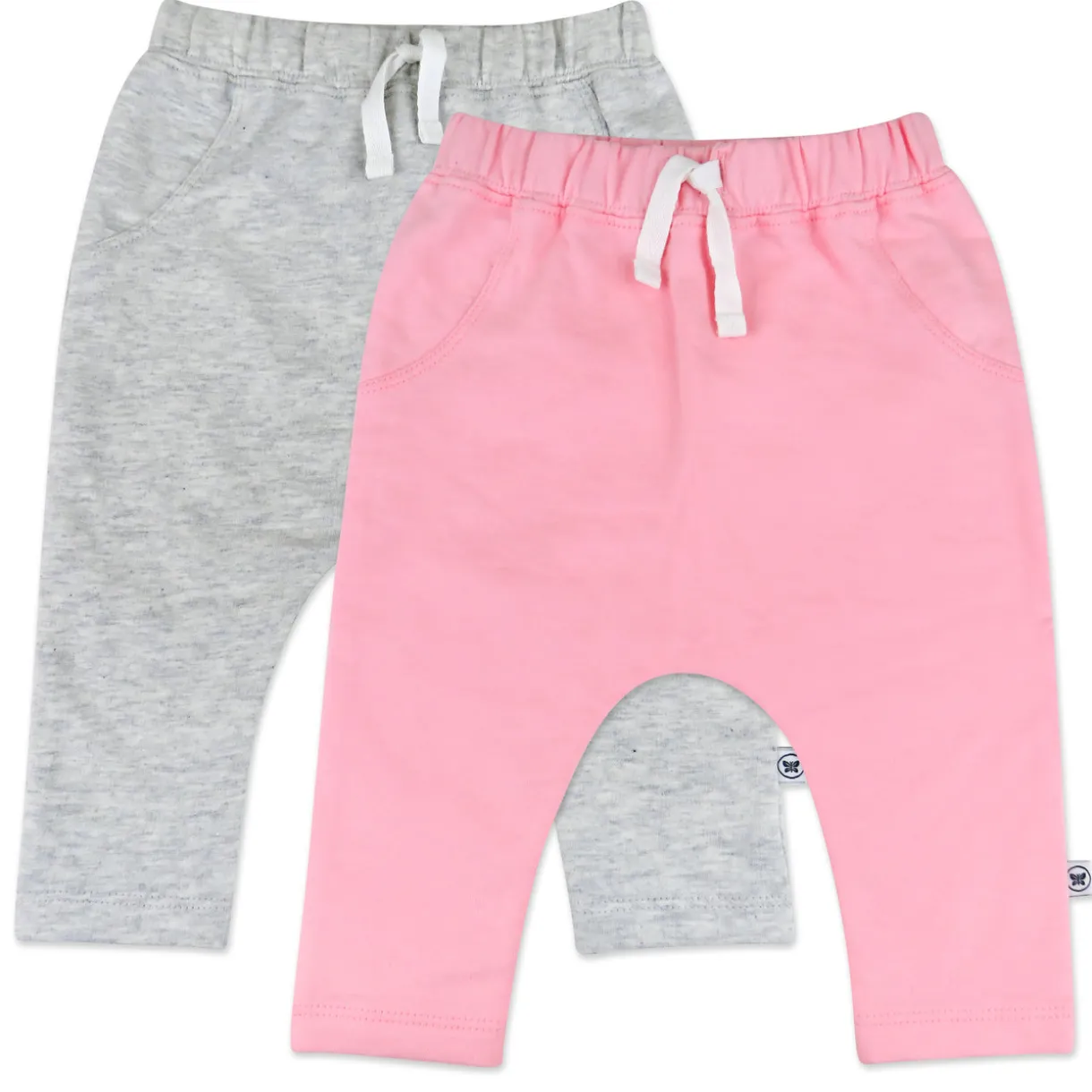2-Pack Organic Cotton Harem Sweatpants