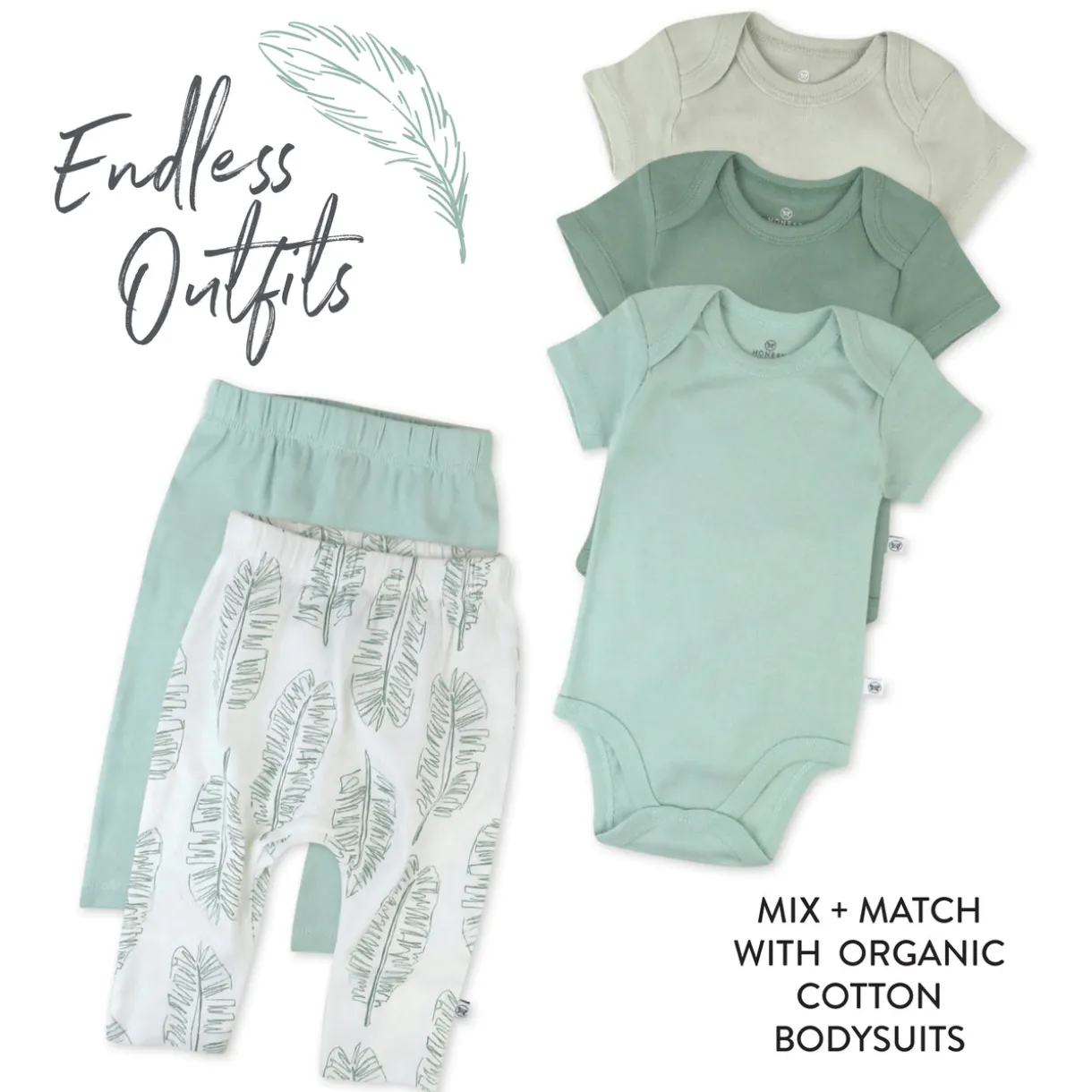 4-Pack Organic Cotton Harem Pants