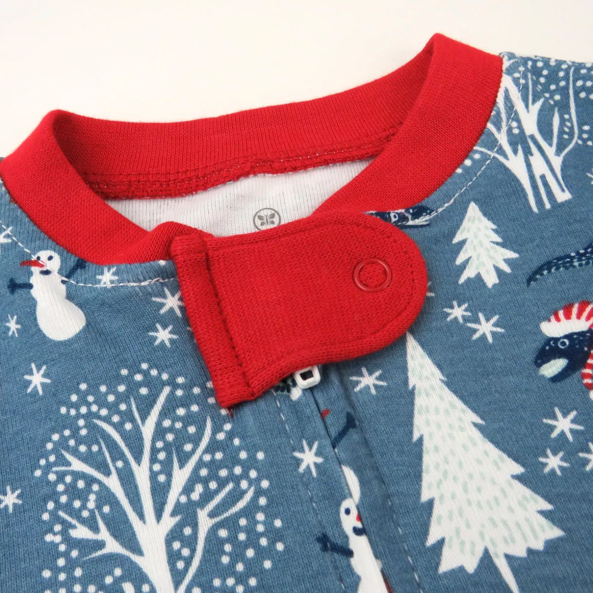 2-Pack Organic Cotton Holiday Snug-Fit Footed Pajamas