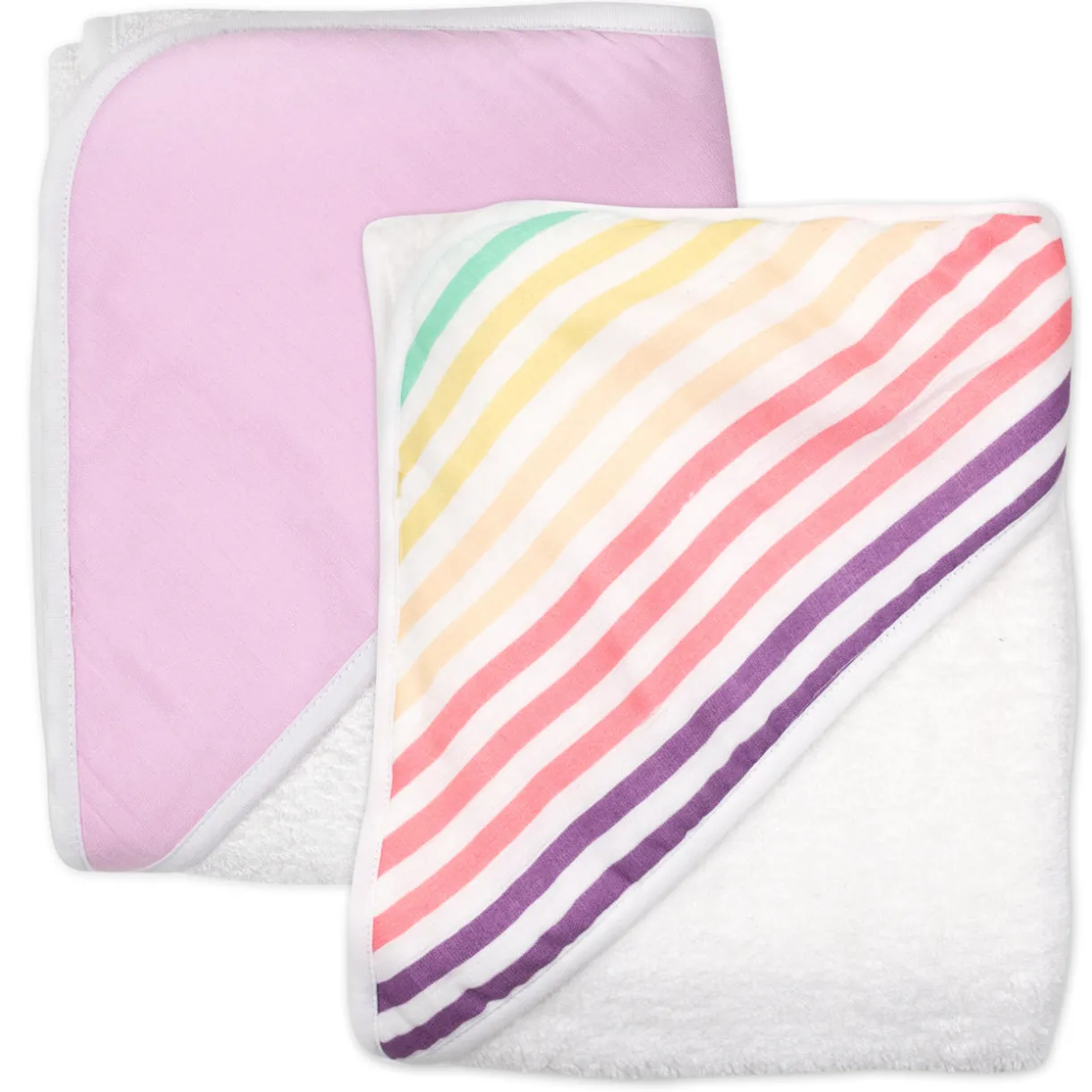 2-Pack Organic Cotton Hooded Towels