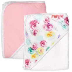 2-Pack Organic Cotton Hooded Towels