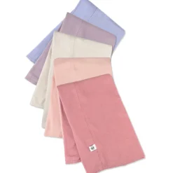 5-Pack Organic Cotton Knit Tri-fold Burp Cloths