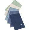 5-Pack Organic Cotton Knit Tri-fold Burp Cloths