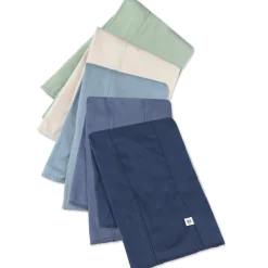 5-Pack Organic Cotton Knit Tri-fold Burp Cloths