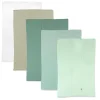 5-Pack Organic Cotton Knit Tri-fold Burp Cloths