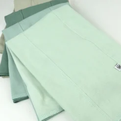 5-Pack Organic Cotton Knit Tri-fold Burp Cloths