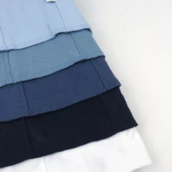 5-Pack Organic Cotton Knit Tri-fold Burp Cloths