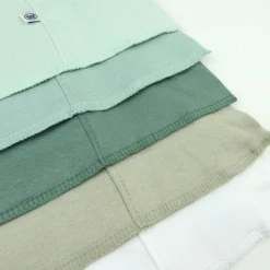 5-Pack Organic Cotton Knit Tri-fold Burp Cloths