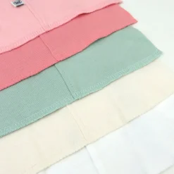 5-Pack Organic Cotton Knit Tri-fold Burp Cloths