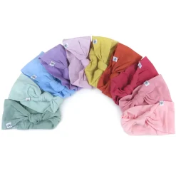 10-Pack Organic Cotton Knotted Headbands