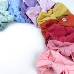 10-Pack Organic Cotton Knotted Headbands