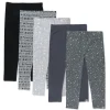 5-Pack Organic Cotton Leggings