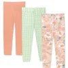 3-Pack Organic Cotton Legging Set