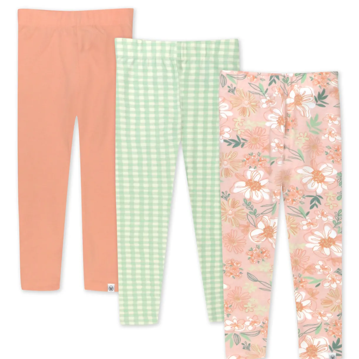 3-Pack Organic Cotton Legging Set