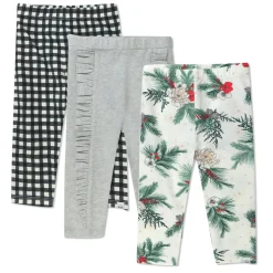3-Pack Organic Cotton Legging Set