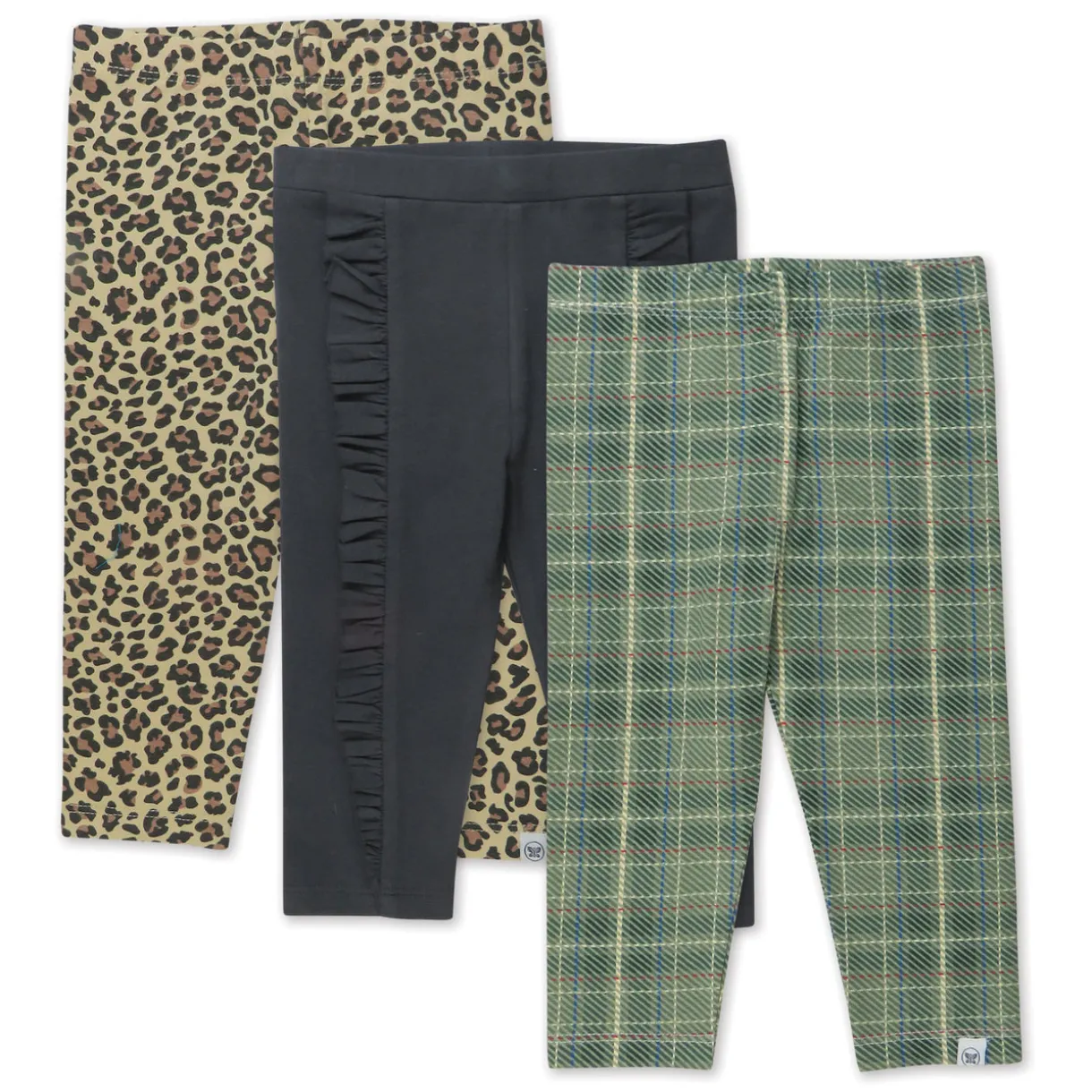 3-Pack Organic Cotton Legging Set