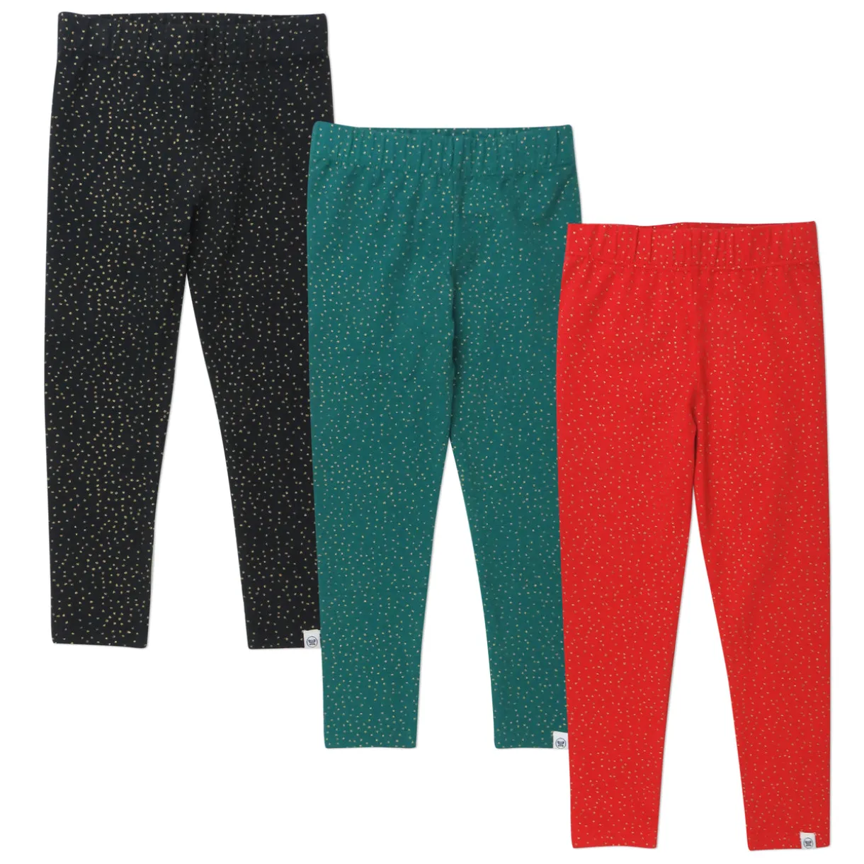 3-Pack Organic Cotton Legging Set