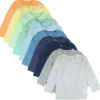 10-Pack Organic Cotton Long Sleeve T-Shirts