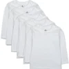 5-Pack Organic Cotton Long Sleeve T-Shirts