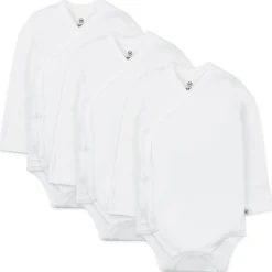 3-Pack Organic Cotton Long Sleeve Side-Snap Bodysuits