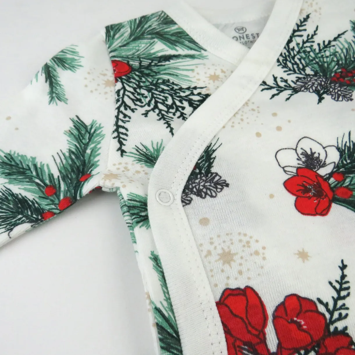 3-Pack Organic Cotton Long Sleeve Side-Snap Bodysuits