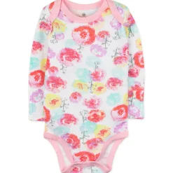 5-Pack Organic Cotton Long Sleeve Bodysuits