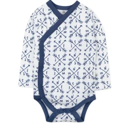 3-Pack Organic Cotton Long Sleeve Side-Snap Bodysuits