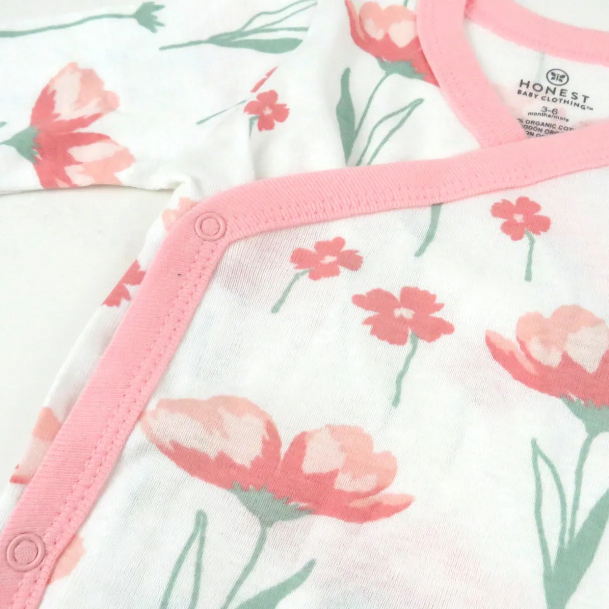 3-Pack Organic Cotton Long Sleeve Side-Snap Bodysuits