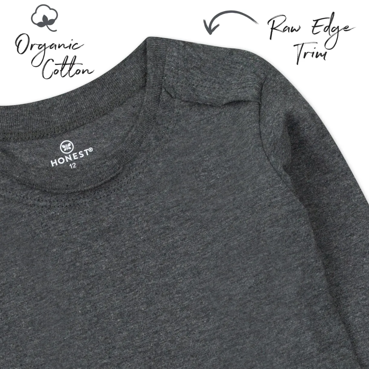5-Pack Organic Cotton Long Sleeve T-Shirts