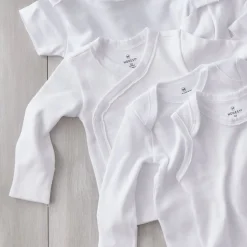 5-Pack Organic Cotton Long Sleeve Bodysuits