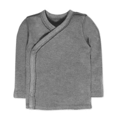 3-Pack Organic Cotton Long Sleeve Side-Snap Tops