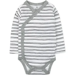3-Pack Organic Cotton Long Sleeve Side-Snap Bodysuits