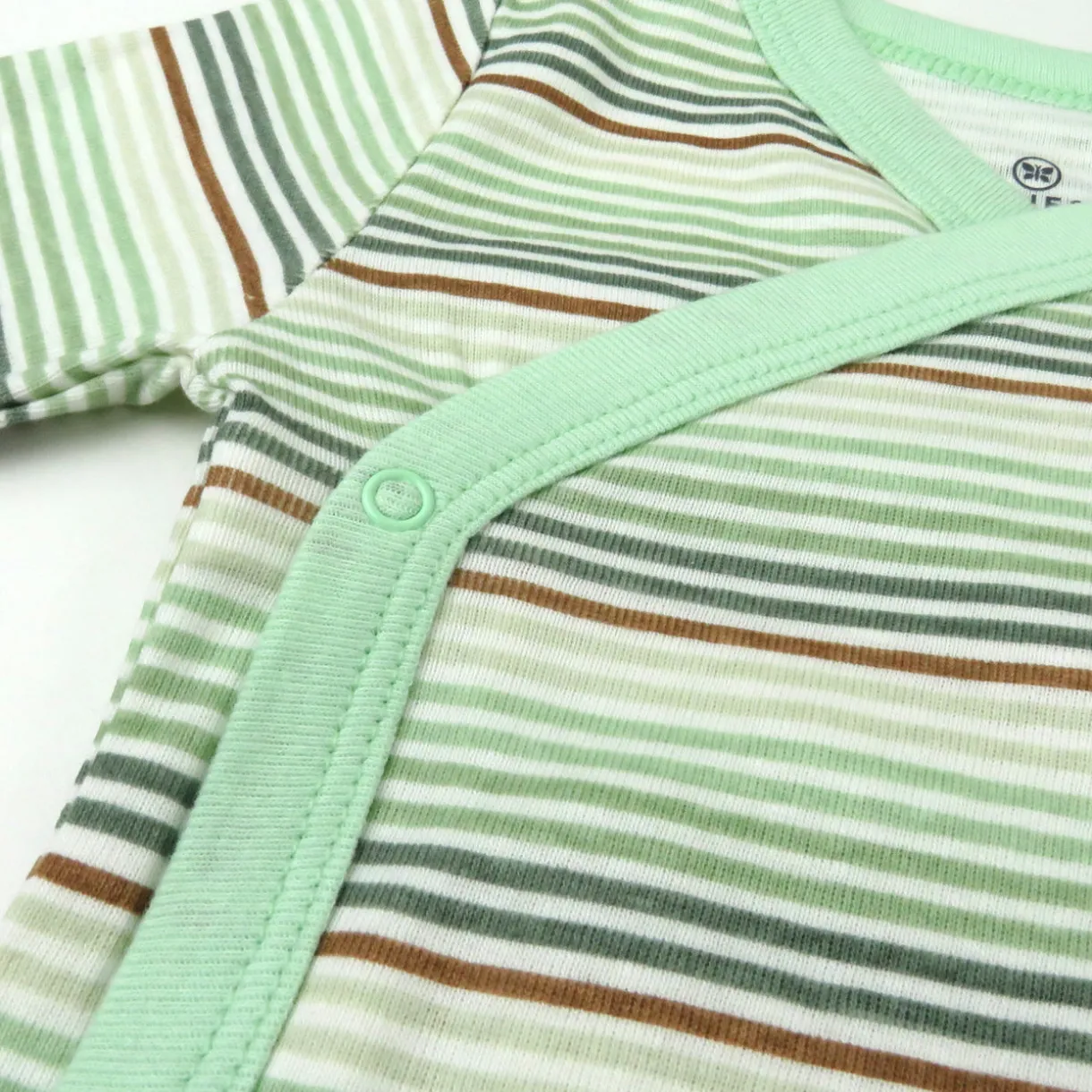 3-Pack Organic Cotton Long Sleeve Side-Snap Bodysuits