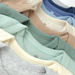 10-Pack Organic Cotton Long Sleeve Bodysuits