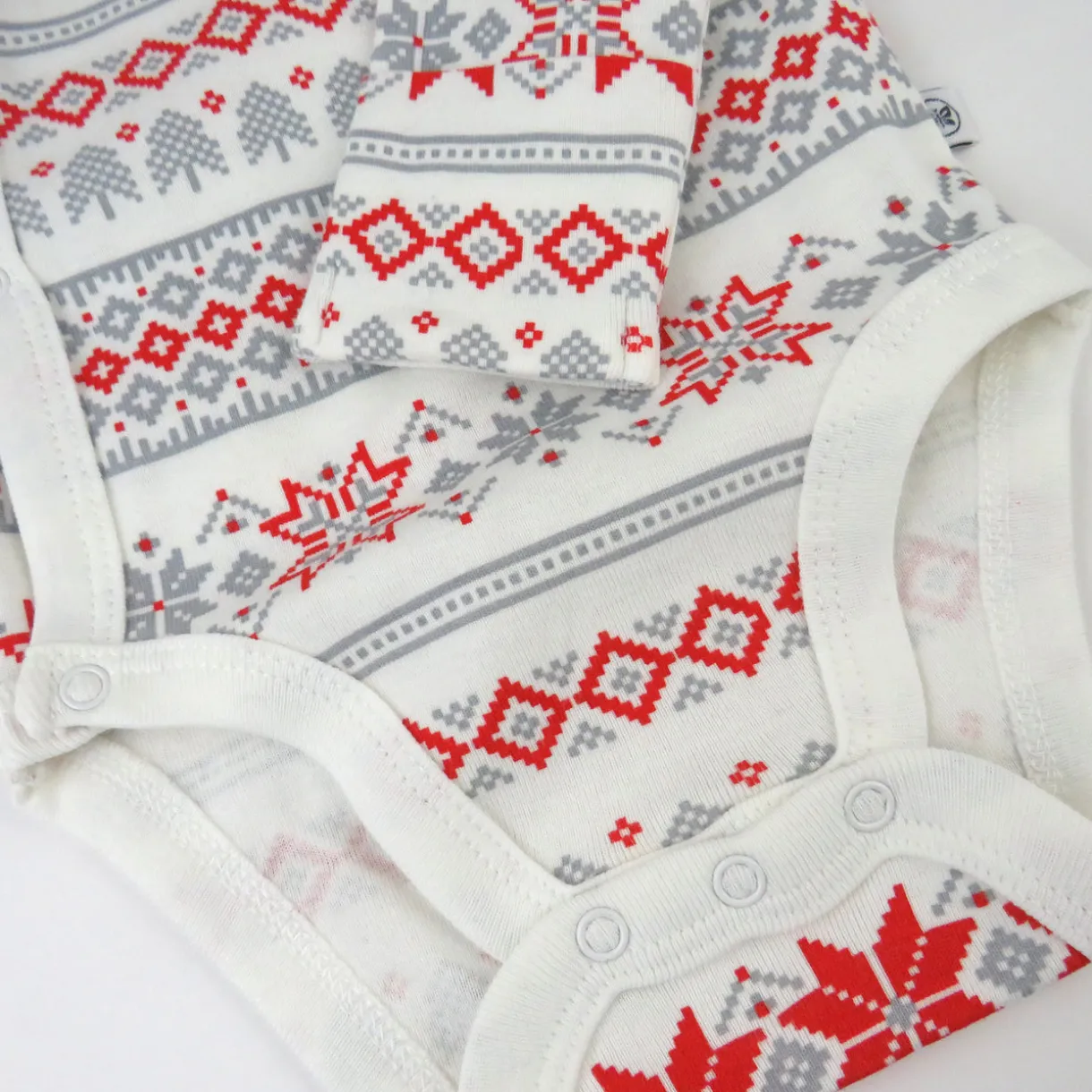3-Pack Organic Cotton Long Sleeve Side-Snap Bodysuits