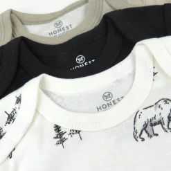 3-Pack Organic Cotton Long Sleeve Bodysuits