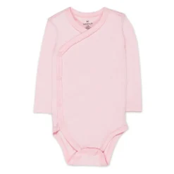 3-Pack Organic Cotton Long Sleeve Side-Snap Bodysuits