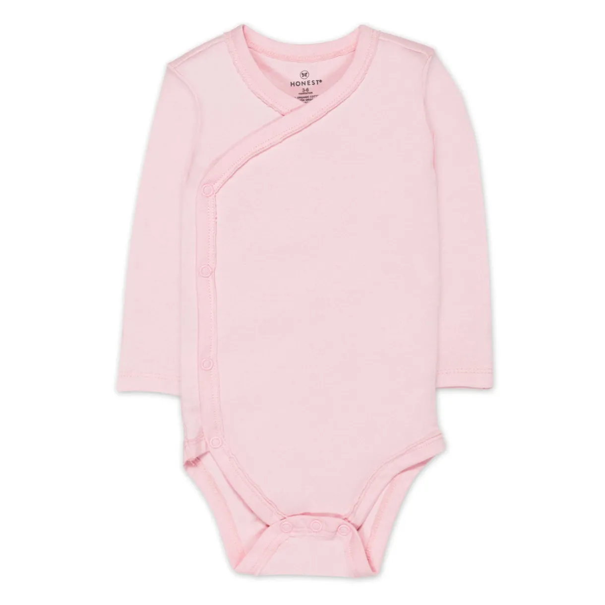 3-Pack Organic Cotton Long Sleeve Side-Snap Bodysuits