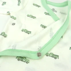 3-Pack Organic Cotton Long Sleeve Side-Snap Bodysuits